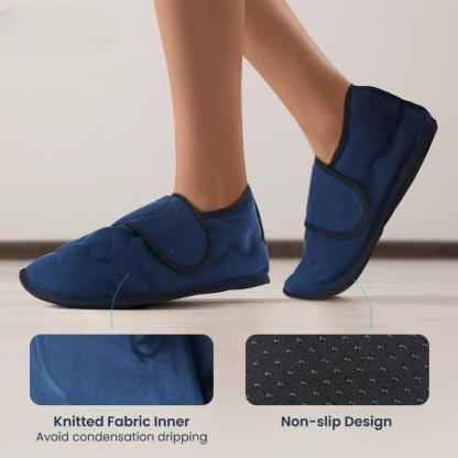Gel Infused Slippers - Cold and Heat Therapy Adjustable Fit-Cloud Cushion Slides