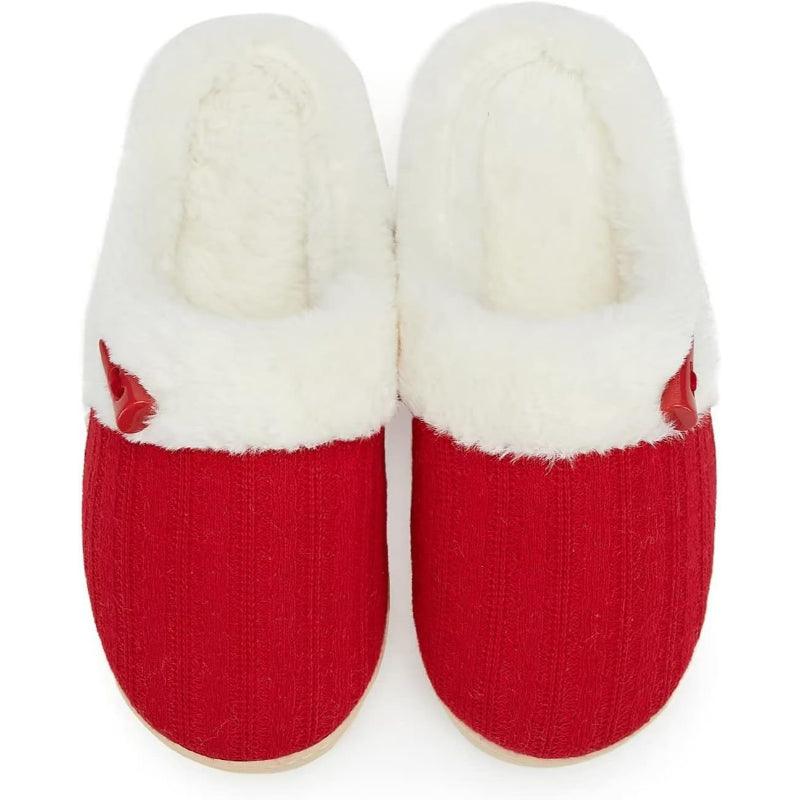 Plush Memory Foam Slippers