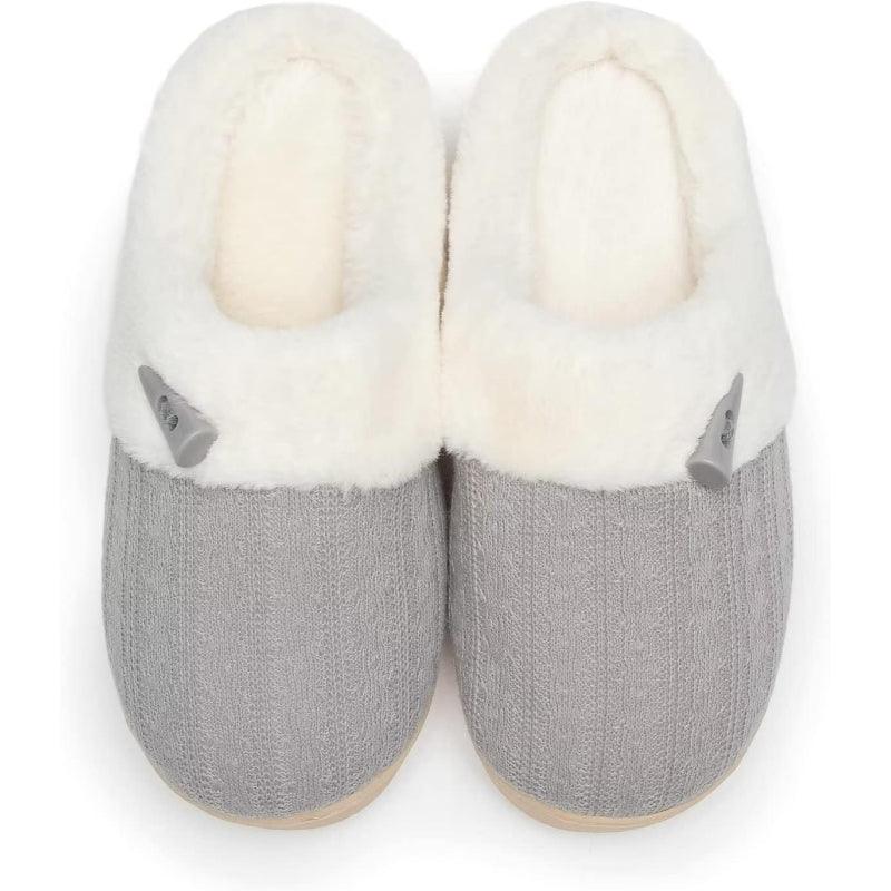 Plush Memory Foam Slippers