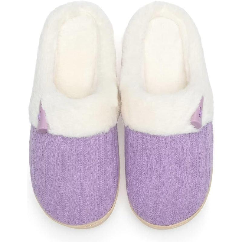 Plush Memory Foam Slippers