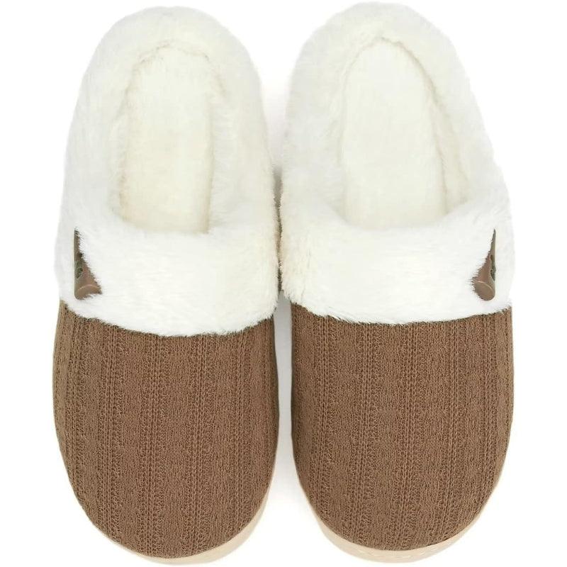 Plush Memory Foam Slippers