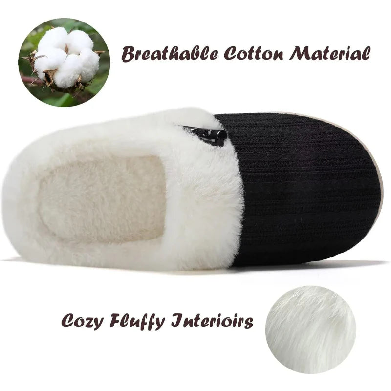 Plush Memory Foam Slippers – Snug Fit and Gentle Cushioning - Cloud Cushion Slides