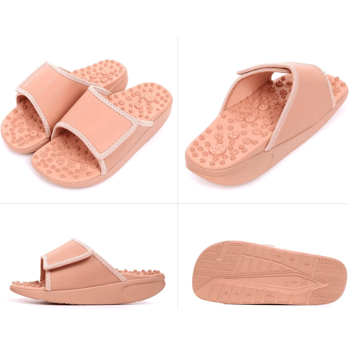 Reflexology Massage Slippers – Deep Acupressure Tissue Stress Relief - Cloud Cushion Slides