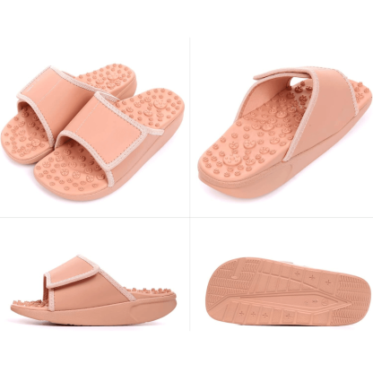 Reflexology Massage Slippers – Deep Acupressure Tissue Stress Relief - Cloud Cushion Slides