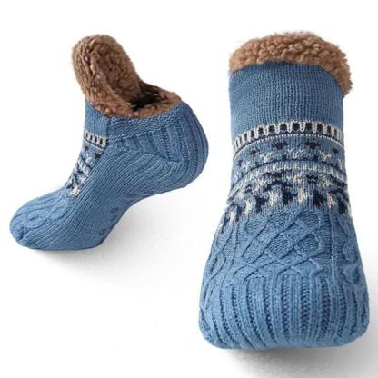 Fleece Lined Winter Socks – Cozy Warmth for Chilly Days - Cloud Cushion Slides