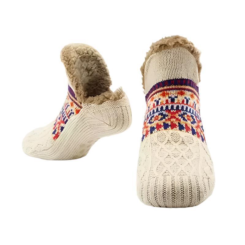 Fleece Lined Winter Socks – Cozy Warmth for Chilly Days - Cloud Cushion Slides