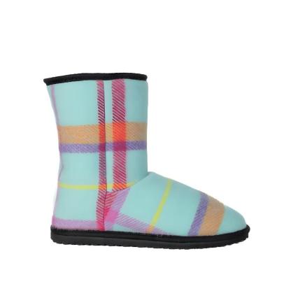 Classic Plaid Fleece Slippers – Cozy Comfort for Chilly Days-Cloud Cushion Slides