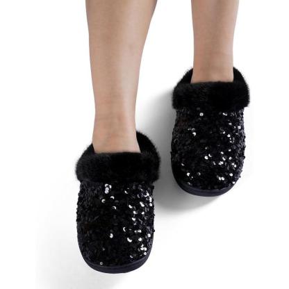 Sequins House Anti Skid Slippers – Sparkle and Stability Indoors - Cloud Cushion Slides