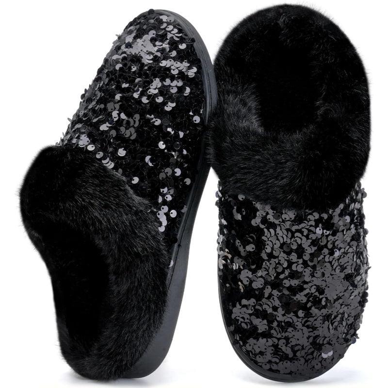 Sequins House Anti Skid Slippers – Sparkle and Stability Indoors - Cloud Cushion Slides