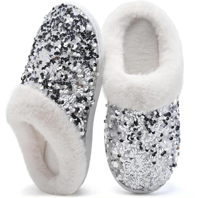 Sequins House Anti Skid Slippers – Sparkle and Stability Indoors - Cloud Cushion Slides