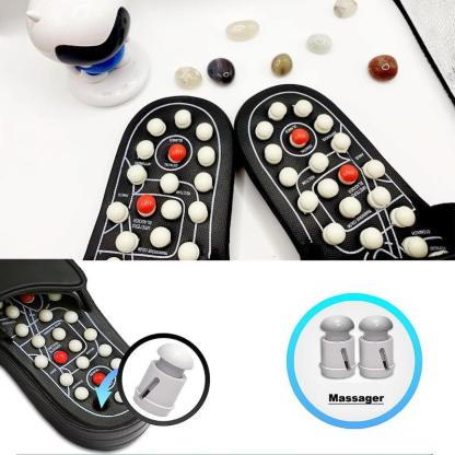 Reflexology Acupressure Slippers – Foot Therapy for Pain Relief - Cloud Cushion Slides