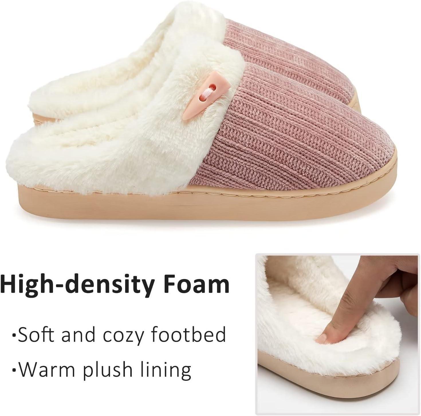 Comfy Memory Plush Slippers – Anti Skid and Cozy Warmth - Cloud Cushion Slides