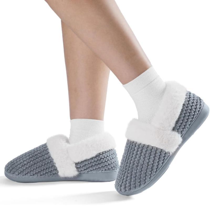 Closed Back Plush Slippers