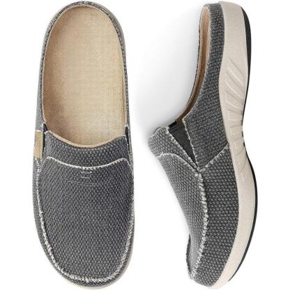 Anti Odor Canvas Slippers – Comfort for Daily Wear - Cloud Cushion Slides