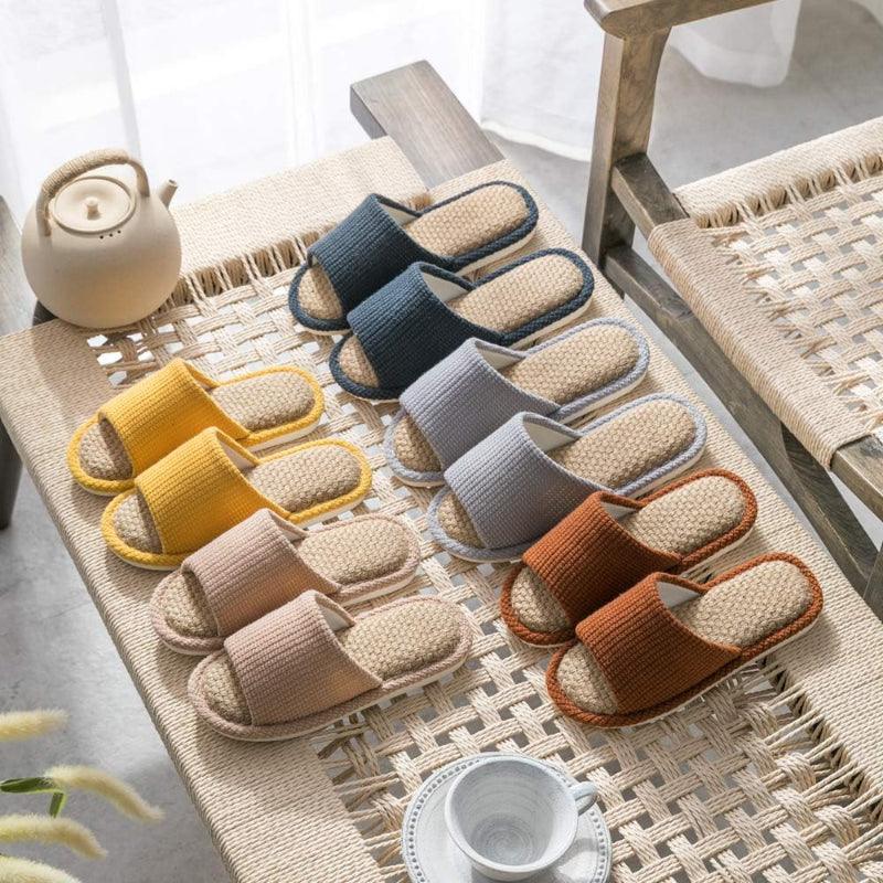 Anti Odor Flax Slippers