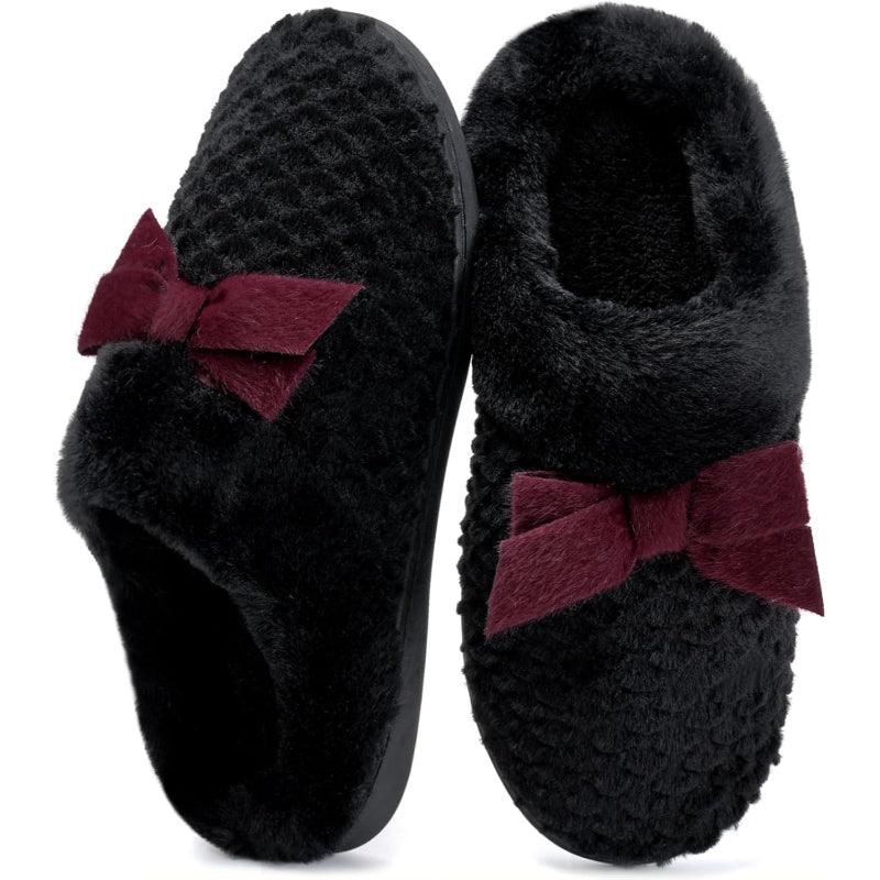 Plush Memory Foam Support Comfy Anti Skid Slippers