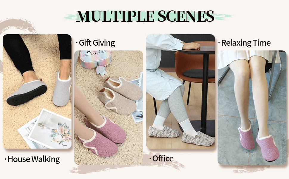 Lightweight Fleece Lined Slippers – Cozy Comfort with Secure Traction - Cloud Cushion Slides