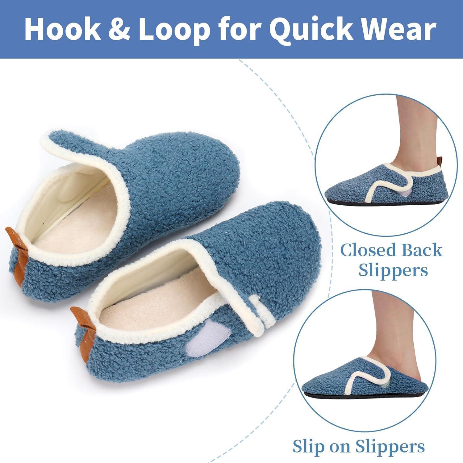 Lightweight Fleece Lined Slippers – Cozy Comfort with Secure Traction - Cloud Cushion Slides