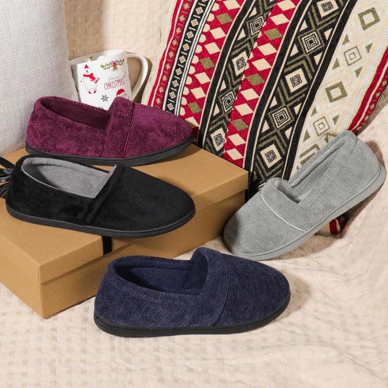 Closed Back Grip Slippers - Ultimate Comfort with Memory Foam - Cloud Cushion Slides