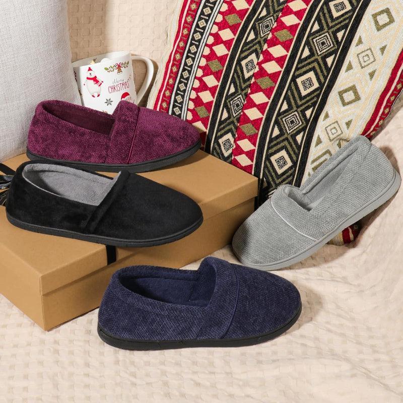 Closed Back Grip Slippers - Ultimate Comfort with Memory Foam - Cloud Cushion Slides