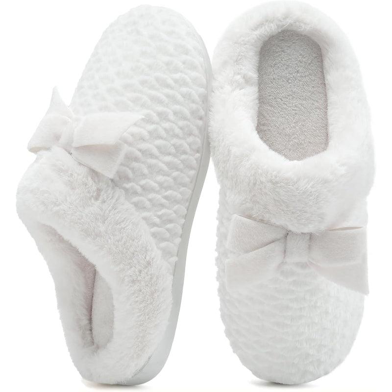 Plush Memory Foam Support Comfy Anti Skid Slippers