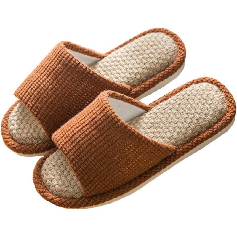 Anti Odor Flax Slippers