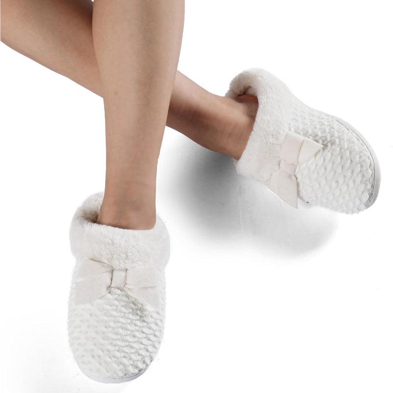 Plush Memory Foam Support Comfy Anti Skid Slippers