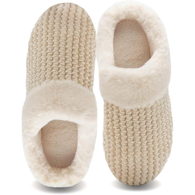 Soft Warm And Comfortable Indoor Fleece Lined Slippers