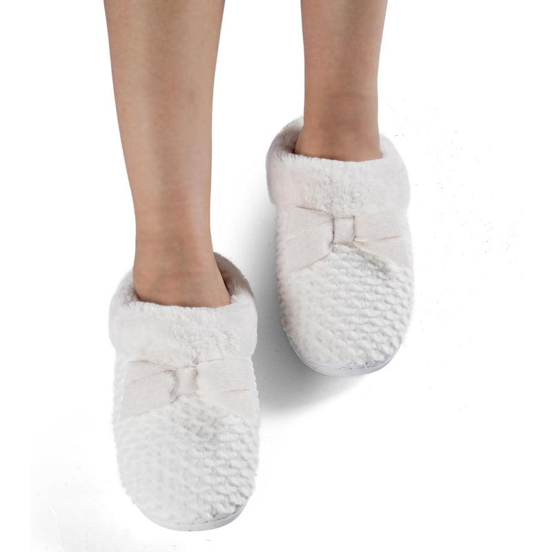 Plush Memory Foam Support Comfy Anti Skid Slippers