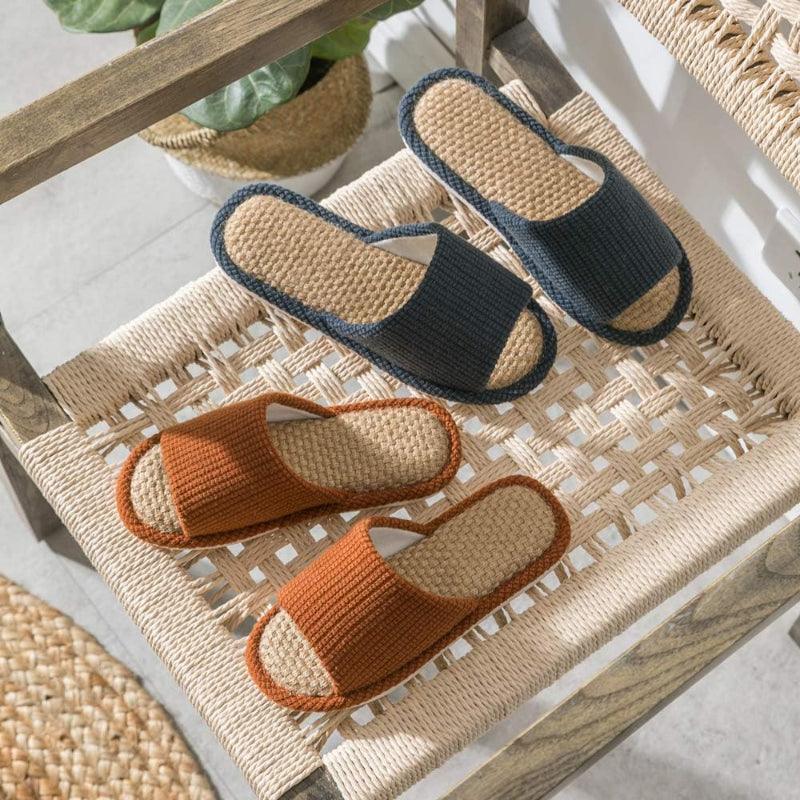 Anti Odor Flax Slippers