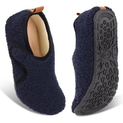 Lightweight Fleece Lined Slippers – Cozy Comfort with Secure Traction - Cloud Cushion Slides