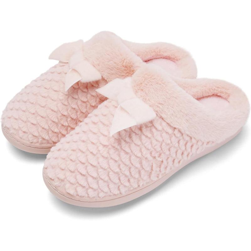 Plush Memory Foam Support Comfy Anti Skid Slippers