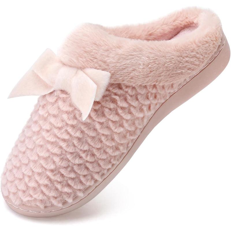 Plush Memory Foam Support Comfy Anti Skid Slippers