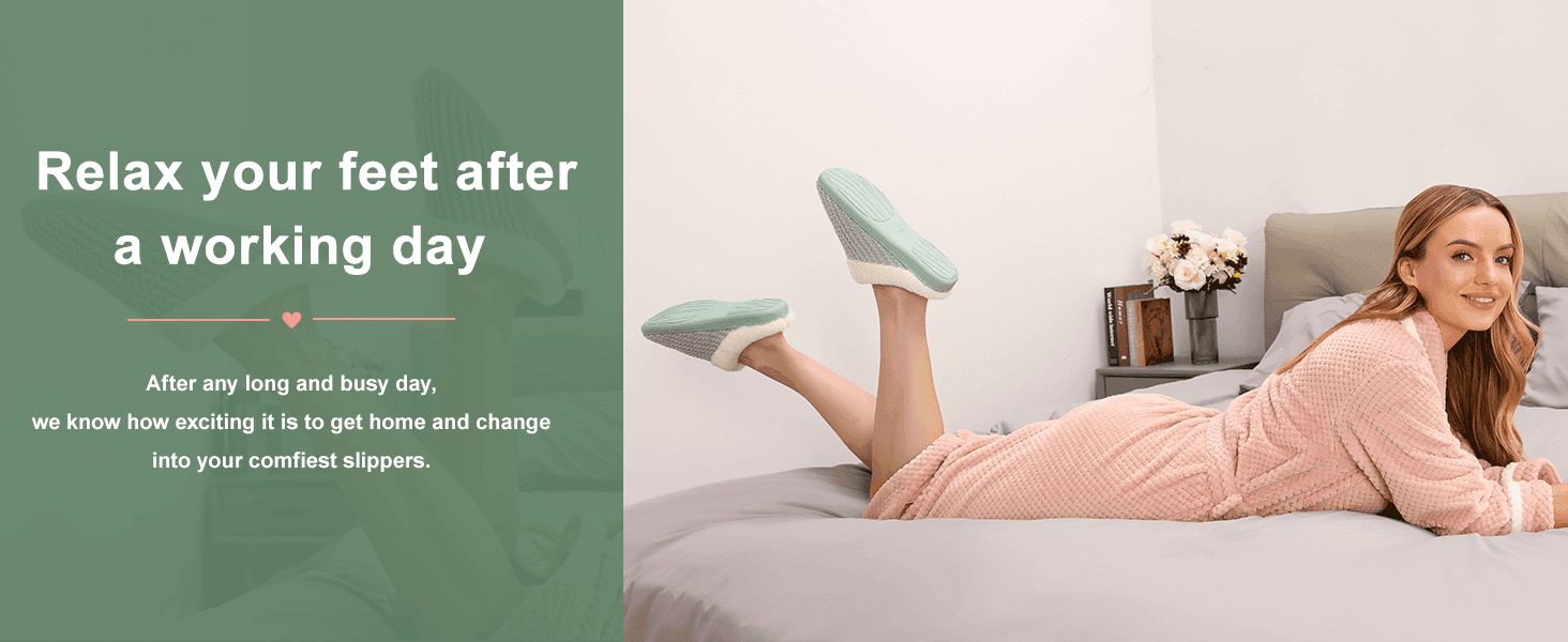 Closed Back Plush Slippers &ndash; All Day Comfort and Stability - Cloud Cushion Slides