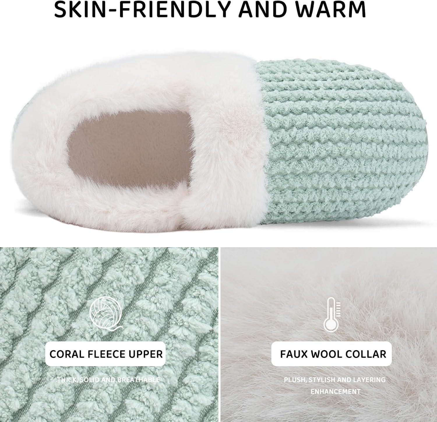 Closed Back Plush Slippers &ndash; All Day Comfort and Stability - Cloud Cushion Slides