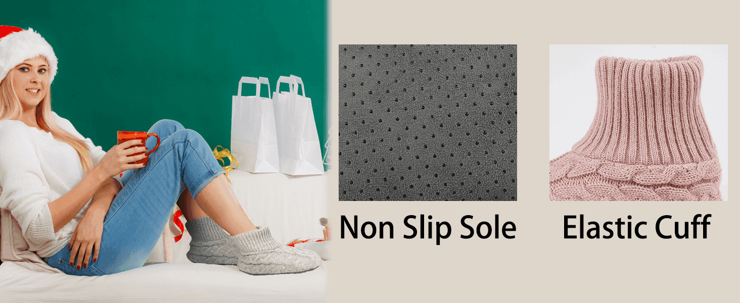 Fuzzy Cozy Slipper Socks –Grip and Comfort for Every Step - Cloud Cushion Slides