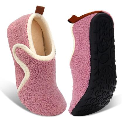 Lightweight Fleece Lined Slippers – Cozy Comfort with Secure Traction - Cloud Cushion Slides