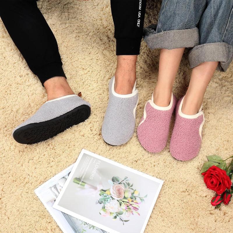Lightweight Fleece Lined Slippers
