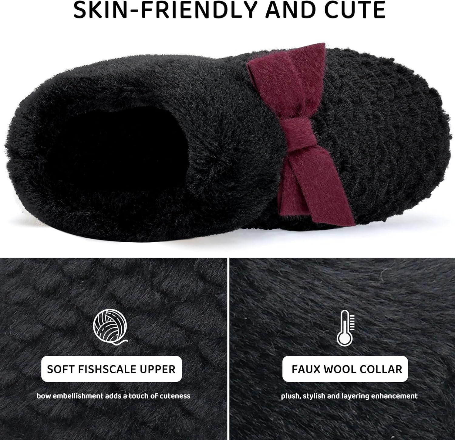 Comfy Anti Skid Slippers &ndash; Plush Memory Foam Support - Cloud Cushion Slides