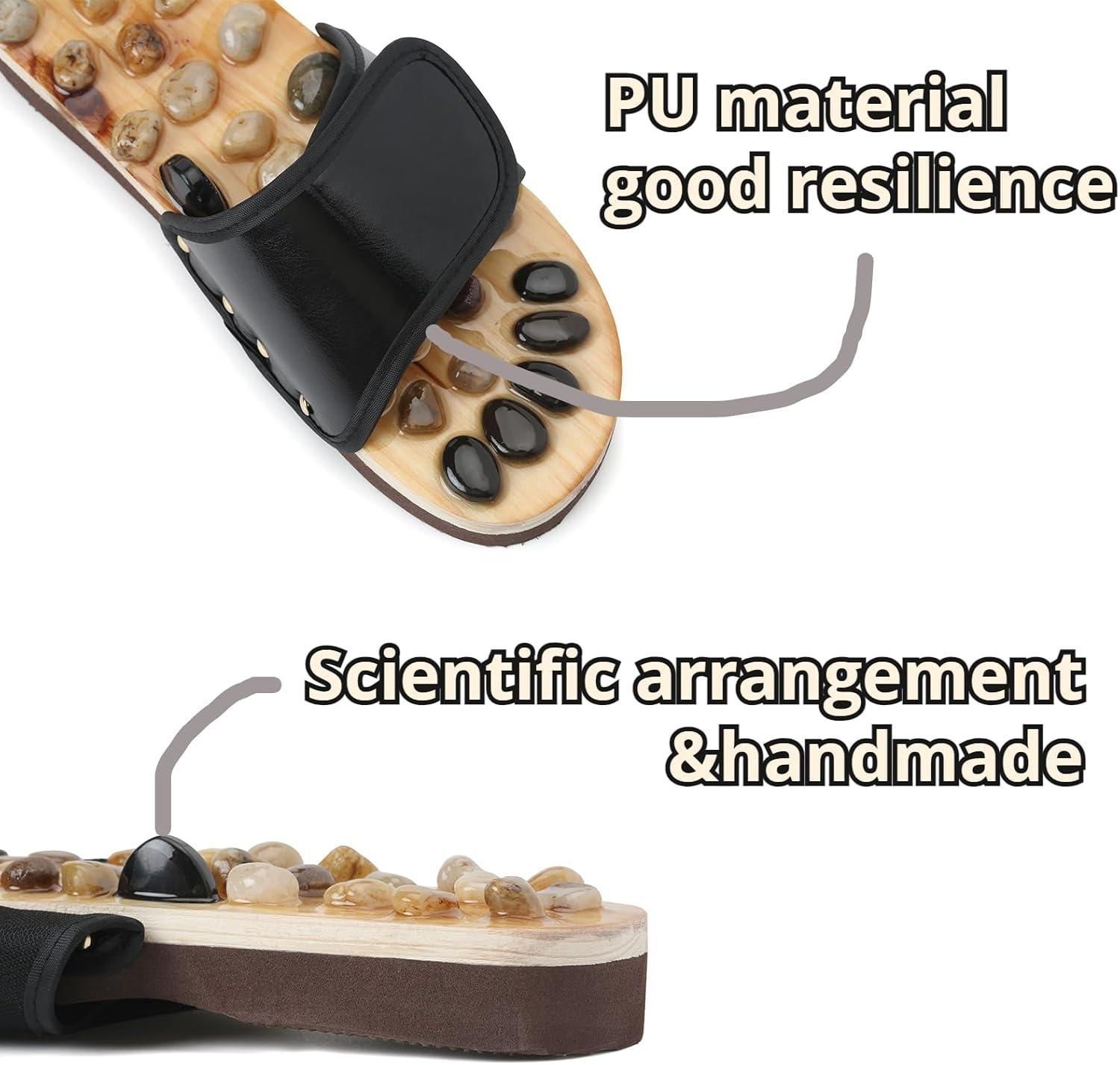 Adjustable Stone Slippers – Relax Massaging and Revitalize Every Step - Cloud Cushion Slides