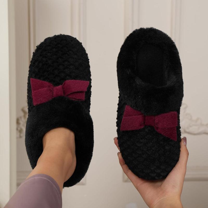 Plush Memory Foam Support Comfy Anti Skid Slippers