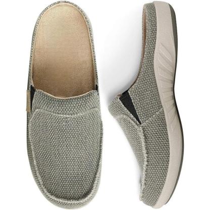 Anti Odor Canvas Slippers – Comfort for Daily Wear - Cloud Cushion Slides