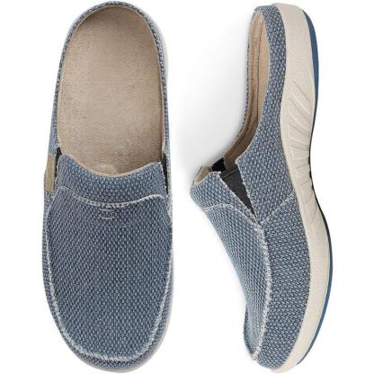Anti Odor Canvas Slippers – Comfort for Daily Wear - Cloud Cushion Slides
