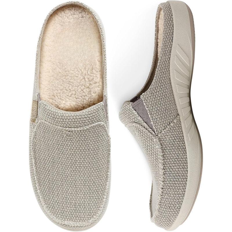 Canvas Anti Odor Slippers – Moisture Wicking Comfort - Cloud Cushion Slides