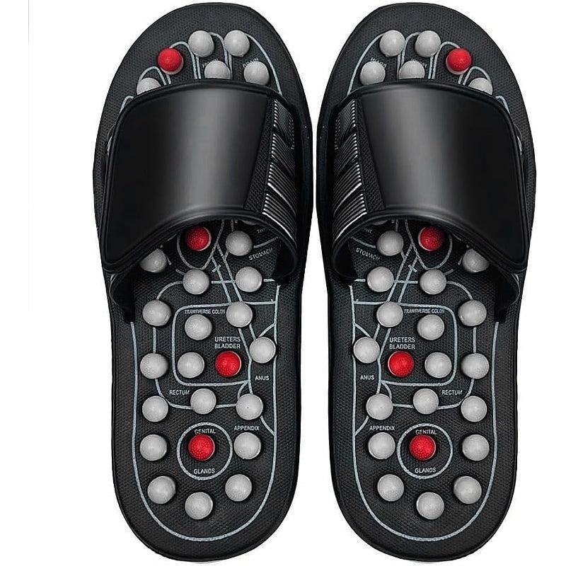 Reflexology Acupressure Slippers – Foot Therapy for Pain Relief - Cloud Cushion Slides