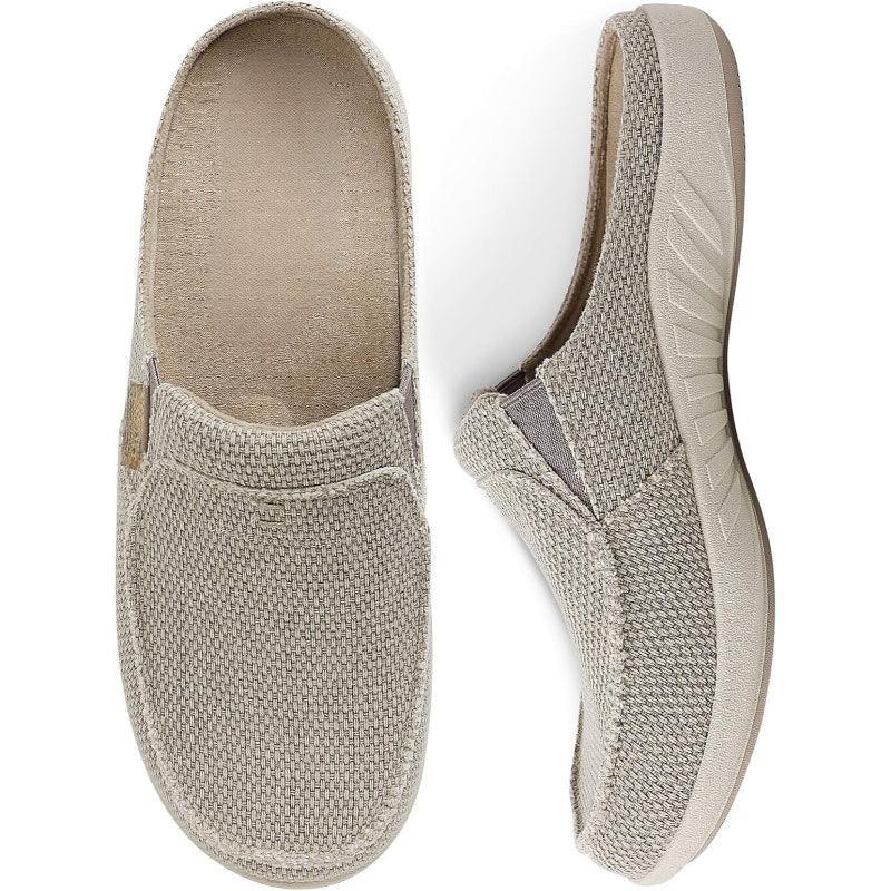 Anti Odor Canvas Slippers – Comfort for Daily Wear - Cloud Cushion Slides