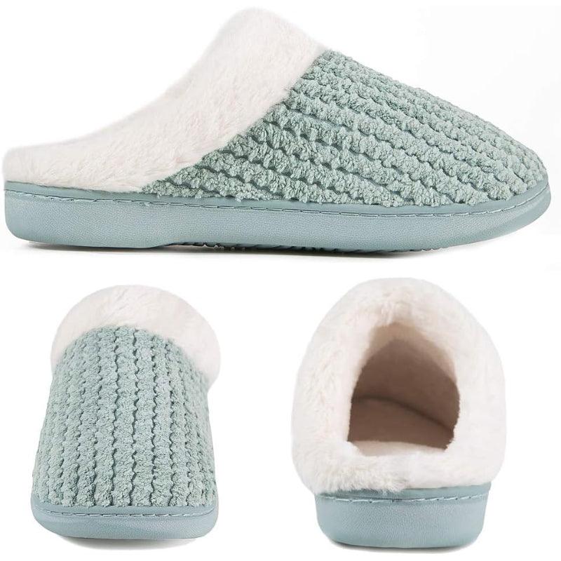 Soft Warm And Comfortable Indoor Fleece Lined Slippers