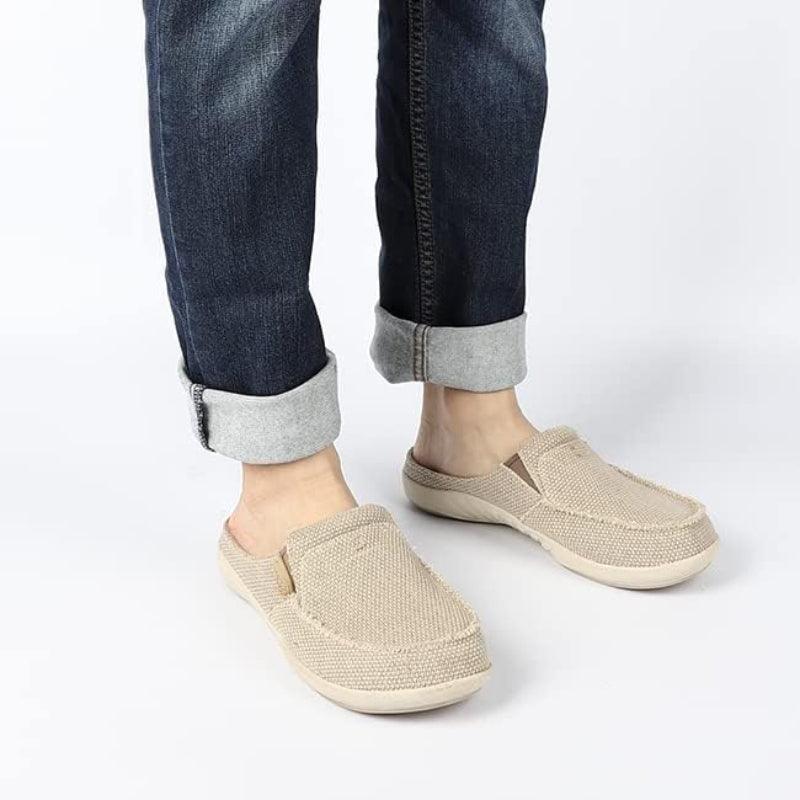 Anti Odor Canvas Slippers – Comfort for Daily Wear - Cloud Cushion Slides