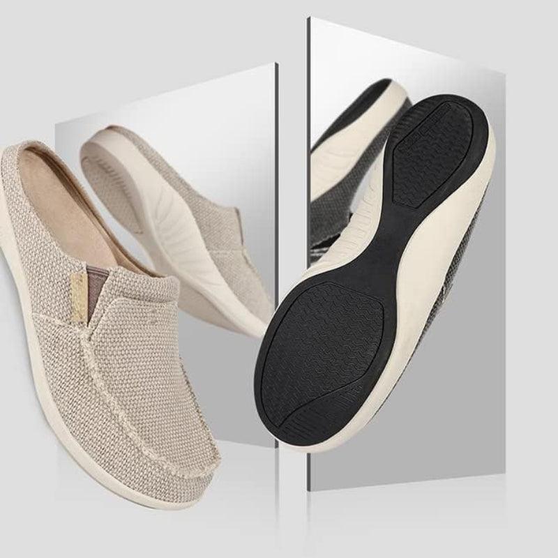 Anti Odor Canvas Slippers – Comfort for Daily Wear - Cloud Cushion Slides