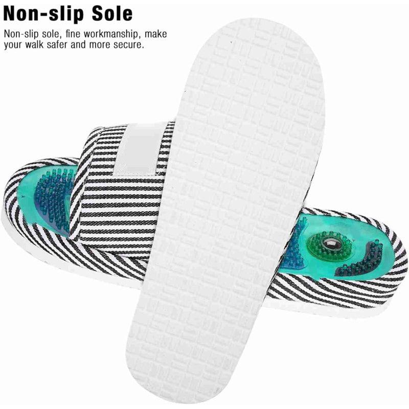 Magnetic Acupoint Slippers – Comfort and Circulation Support - Cloud Cushion Slides